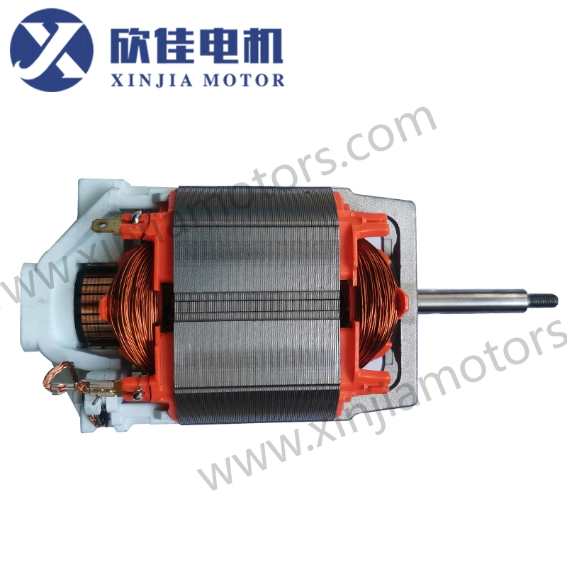 AC/DC Motor Electrical Universal Motor Electric Engine 7645L with Aluminum Bracket for Electric String Trimmer